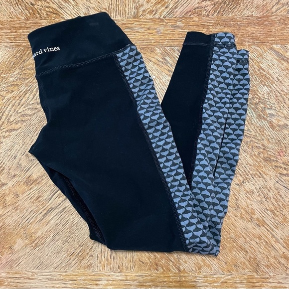 Vineyard Vines Performance Ankle Crop Side Whale Tail Leggings Size XXS - Picture 1 of 7